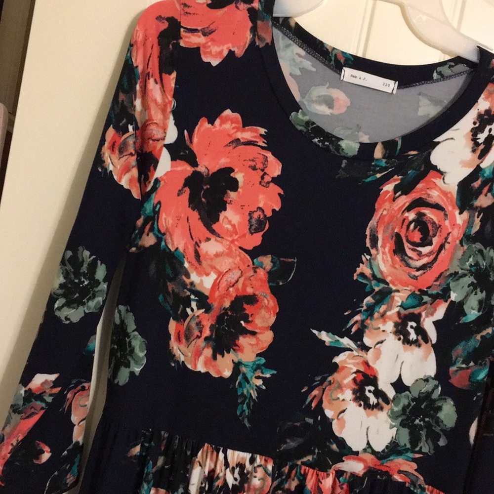 Beautiful floral dress.